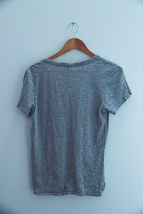 Vintage rag & bone jean grey vneck small tees