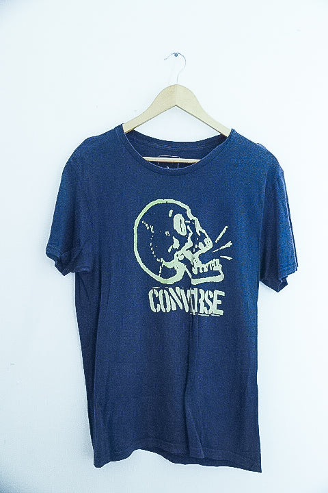 Vintage Converse Graphics blue small mens tees