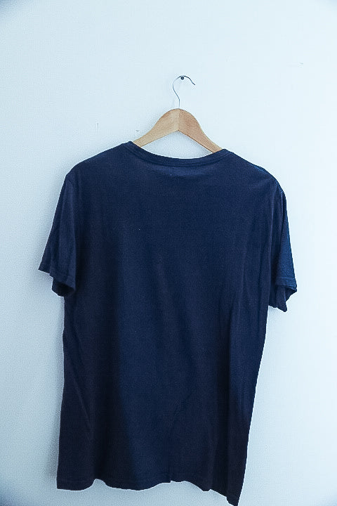 Vintage Converse Graphics blue small mens tees