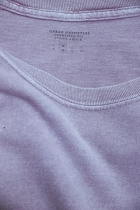 Vintage Urban Outfitters mens plain purple oversized tees