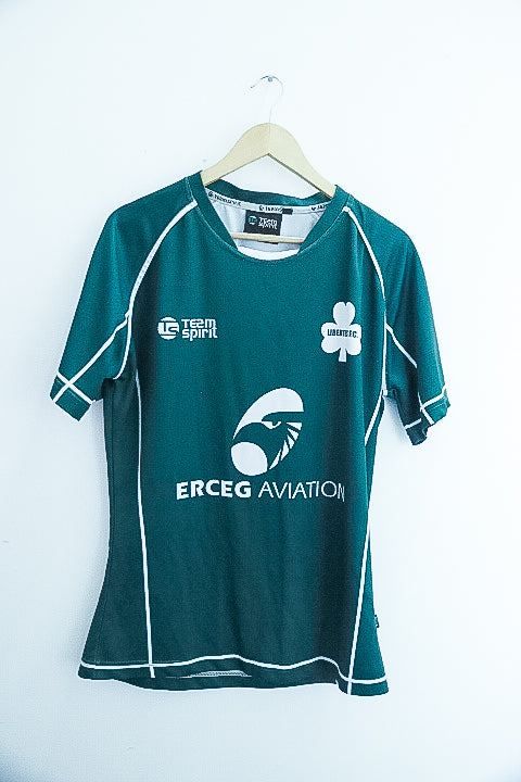 Vintage Liberte FC green team spirit large jersey