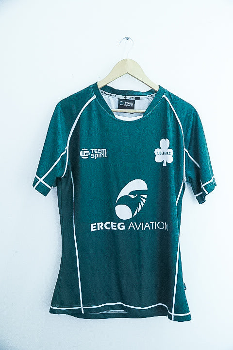 Vintage Liberte FC green team spirit large jersey