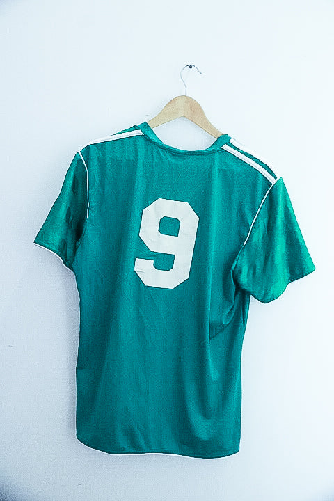 Vintage Green mens Adidas large football jersey