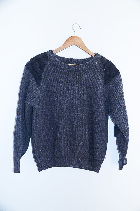 Vintage john patridge grey small knited jumper