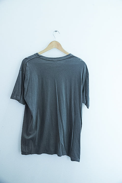 Vintage wild and free reckless graphics grey mens tshirt XL