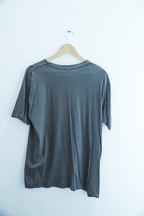 Vintage wild and free reckless graphics grey mens tshirt XL