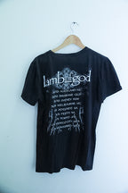 Vintage lamb of God graphics small black mens tees