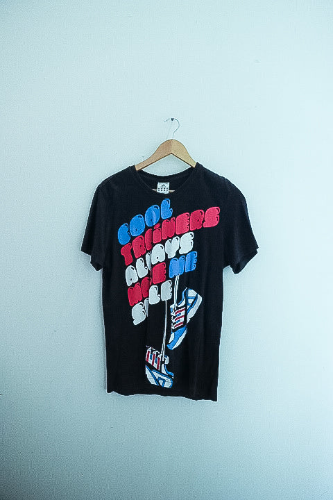 Vintage Adidas mens Sneakers Graphics black medium tees