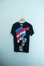 Vintage Adidas mens Sneakers Graphics black medium tees