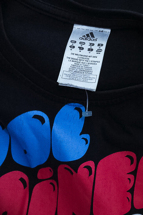 Vintage Adidas mens Sneakers Graphics black medium tees