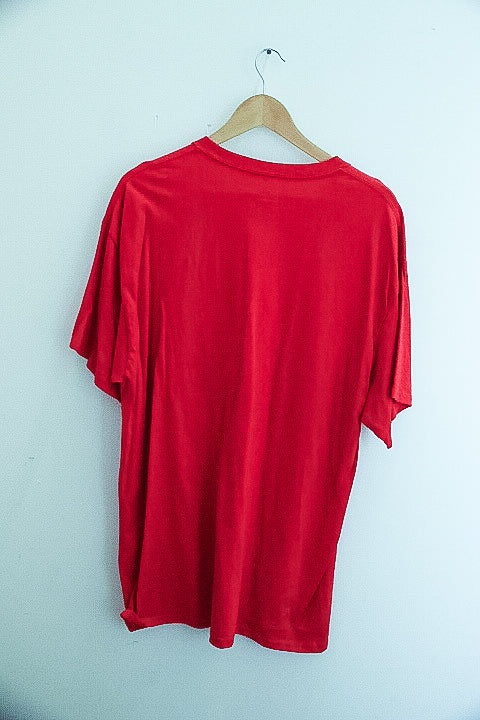 Vintage Cinncinati Cyclones Graphics red mens tees XL