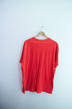 Vintage Broncos Football graphics orange mens tees XL