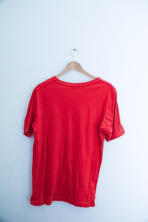 Vintage Cinncinati Baseball graphics red mens tees XL