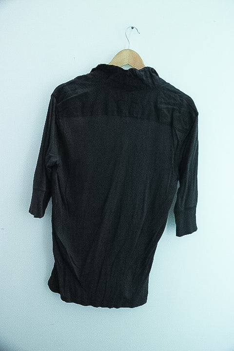 Vintage all saint small grey mens polo shirt