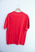 Vintage disneyland mickey mouse graphics red tees XL