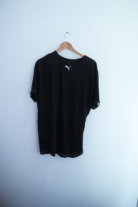 Vintage black puma big logo graphics mens tees XL