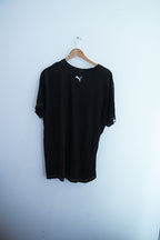 Vintage black puma big logo graphics mens tees XL