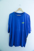Vintage puma street soccer graphics blue mens tees XL