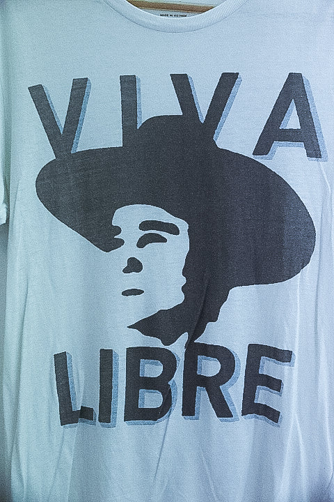Vintage Gap Viva Libre graphics mens small white tshirt