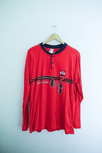 Vintage Aray superior riders mens three button long sleeve red XXL tees