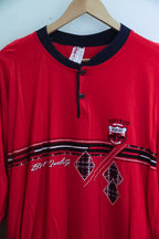 Vintage Aray superior riders mens three button long sleeve red XXL tees