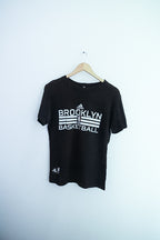 Vintage Adidas Brooklyn basketball graphics medium black tshirt