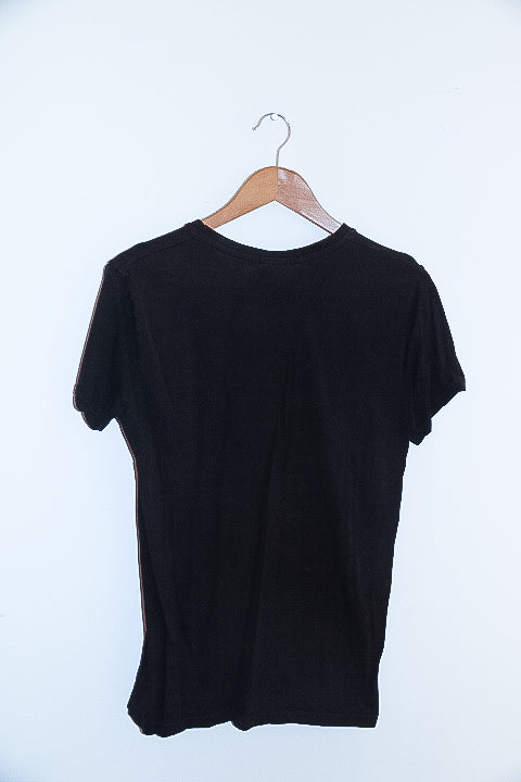 Vintage Black mens adventure scouts graphics small tees