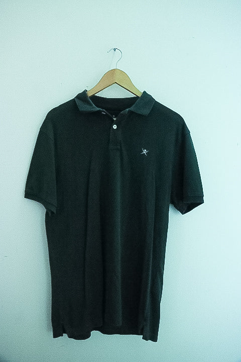 Vintage Black Hackett London large polo shirt