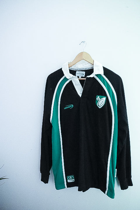 Vintage Lansdowne collection medium men long sleeve polo shirt