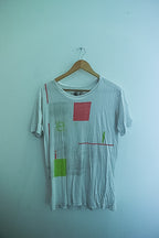 Vintage Diesel graphics large mens white tees