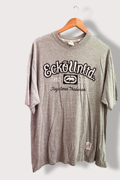 Vintage ecko Unltd Graphics grey tees XL