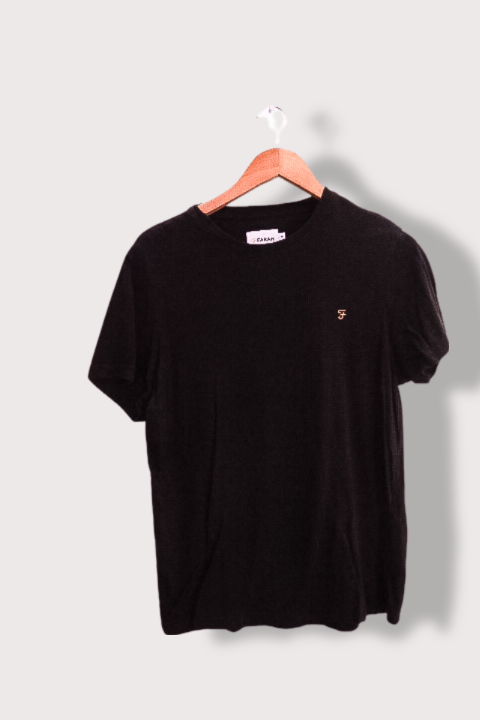 Vintage Farah Plain Black medium tees