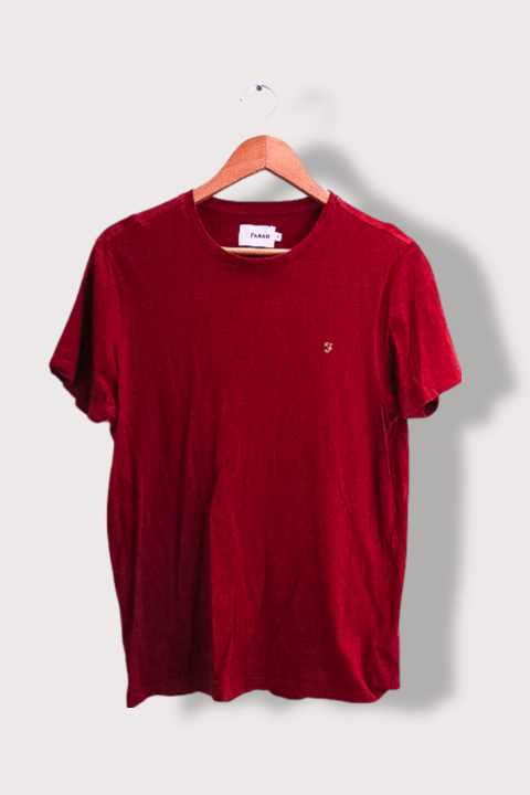 Vintage Farah Plain Red medium tees