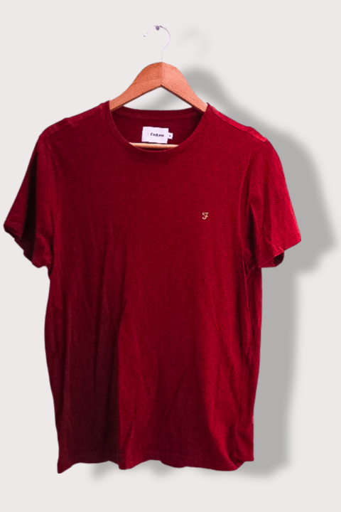 Vintage Farah Plain Red medium tees