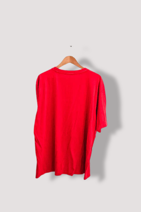 Vintage Adidas plain red mens tees XXL