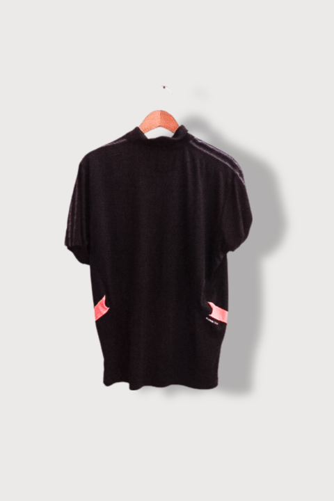 Vintage Black Adidas Climacool mens polo shirt XL