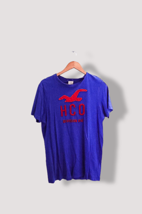 Vintage Hollister Graphics blue mens regular fit medium tees