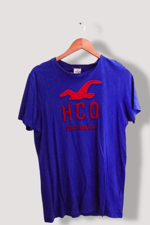 Vintage Hollister Graphics blue mens regular fit medium tees