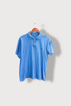 Vintage Lacoste blue mens regular fit medium polo shirt