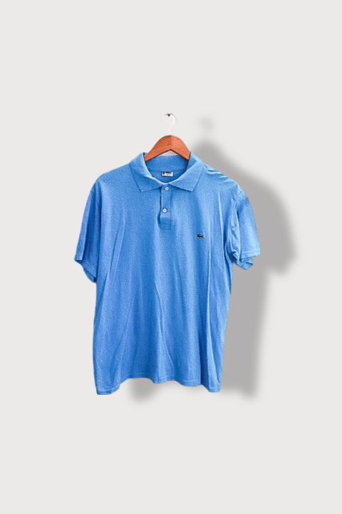 Vintage Lacoste blue mens regular fit medium polo shirt