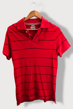 Vintage Tommy Hilfiger red stripped xlarge polo shirt