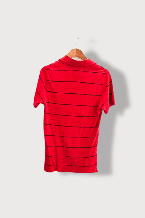 Vintage Tommy Hilfiger red stripped xlarge polo shirt