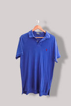 Vintage Polo Ralph Lauren Large Blue Custom fit polo shirt