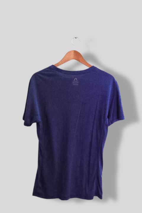 Vintage Reebok Speedwick graphics mens regular fit mediumblue tees