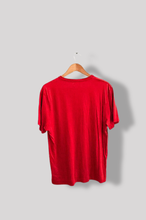 Vintage Topman Plain red mens large short sleeve tees
