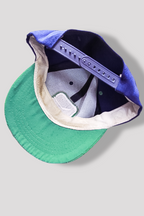 vintage G Crest snapback snap cap in green and blue