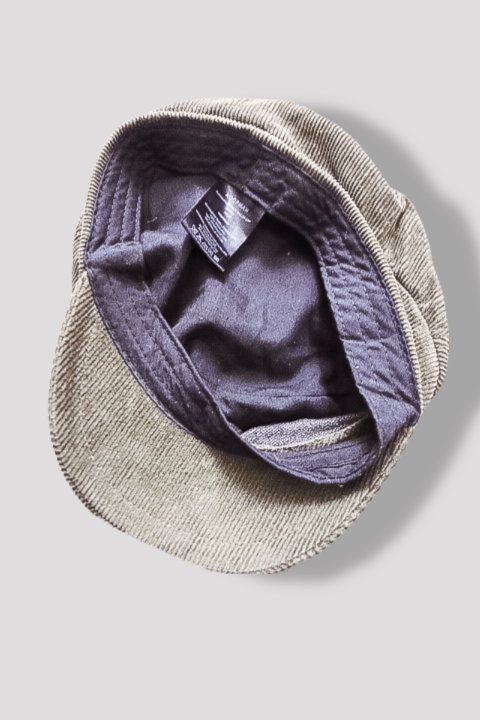 Vintage koopman brown corduroy tweed cap