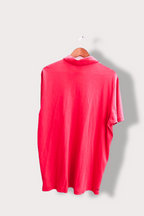 Vintage Adidas red slim fit large polo shirt