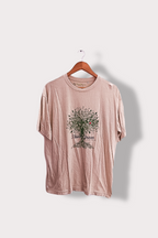 vintage Edels weiss graphics mens regular fit organic cotton cream medium tees