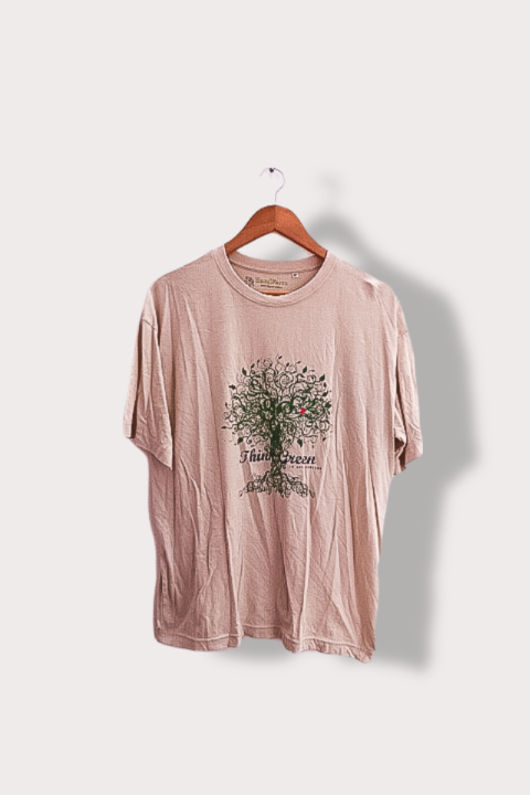 vintage Edels weiss graphics mens regular fit organic cotton cream medium tees